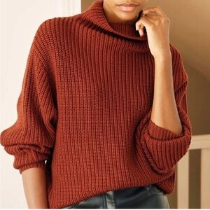 Aritzia Wilfred Montepellier 100% Merino Wool Sweater